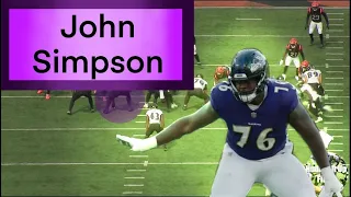 John Simpson Highlights - LG - STRONG STRENGTH - Baltimore Ravens 2023