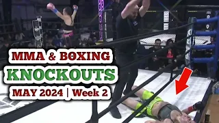 MMA & Boxing Knockouts, May 2024 | Week 2