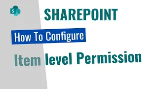 Demo to set item level permission in SharePoint list with practical scenario