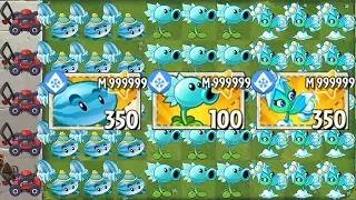 All Ice Plants MASTERY 999999 Power-Up! in Plants vs Zombies 2