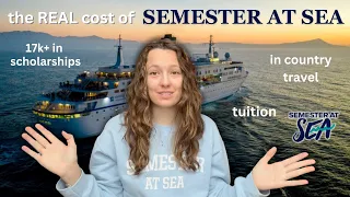 how much does semester at sea really cost??? // the most EXPENSIVE study abroad EVER