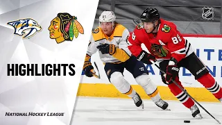 Predators @ Blackhawks 4/21/21 | NHL Highlights