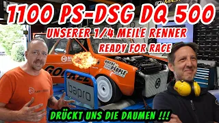 Turbo-Gockel  1100 PS VW GOLF 1 - 4 MOTION DSG DQ500 READY FOR RACE -DRÜCKT UNS DIE DAUMEN !!