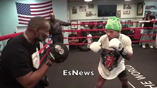 Crazy Power Gervonta Davis Lands Fast Hard Shots On The Mitts EsNews Boxing