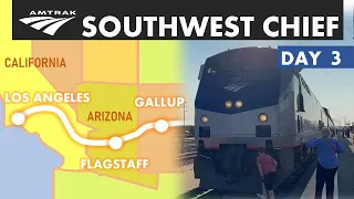 3 Days in Coach for $50 | Amtrak Southwest Chief | Mojave Desert Views and Hello LA!