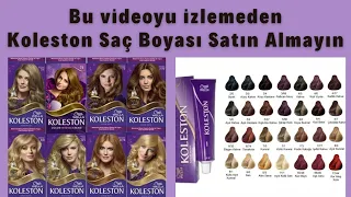 Koleston Saç Boyası Hakkında Önemli Detaylar !!! Koleston,Koleston Röfle Seti,Koleston Sarı,Wella,