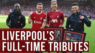 Liverpool's tributes for Keita, Milner, Firmino & Oxlade-Chamberlain