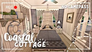 [ roblox bloxburg ] no gamepass coastal cottage 🌿 - ꒰ build & tour ꒱ - itapixca builds