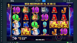 Buffalo King !! big win !! low stakes slots