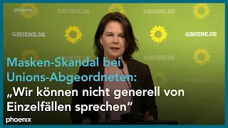 Grüne: Pressekonferenz mit Annalena Baerbock zu aktuellen politischen Fragen