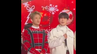 Nct Jaehyun, Doyoung, Mark and Bang Chan SKZ reaction to aespa Winter and Ningning vocal