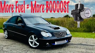 Mercedes W203 M104 Turbo | We Start TUNING!!! New Fuel Pressure Regulator For All The Fuel Pressure!