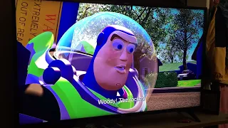 Toy Story (1995) - Woody & Buzz Use Sid Rocket To Fly