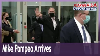 Former US state secretary Mike Pompeo arrives for 4-day visit