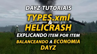 DayZ - TYPES.xml / HELICRASH explicando item por item.