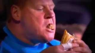 Soccer/Football Fail: Sutton reserve keeper Wayne Shaw eating a pie on the bench VS Arsenal FA Cup