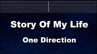 Practice Karaoke♬ Story of My Life - One Direction 【With Guide Melody】 Instrumental, Lyric, BGM