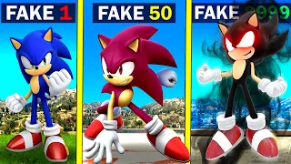 Fake SONIC vs Real SONIC in GTA 5 Story Mode