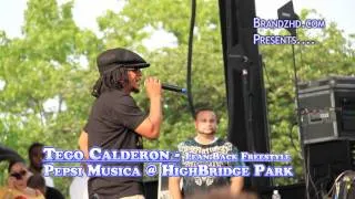 Tego calderon Lean Back Freestyle @ highbridge park.