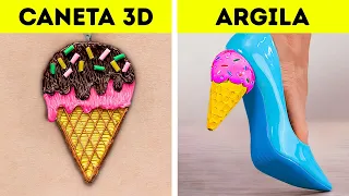 💍 Incríveis Ideias de Artesanato DIY | Caneta 3D, Pistola de Cola Quente, Resina Epóxi e Argila