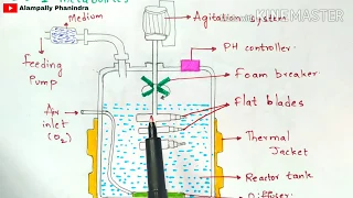 Fermentation process | Working of Fermenter | Nutrient medium for fermentation | Bioreactor