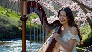 Beautiful Relaxing Music 🎶 50 Heavenly Harp Instrumentals