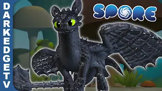 Toothless the Night Fury, How to Train Your Dragon | Made in SPORE!