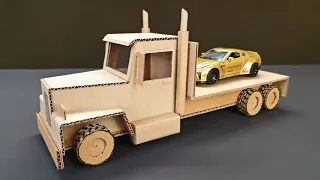 How to Make a Cardboard Truck using Cardboard | DIY