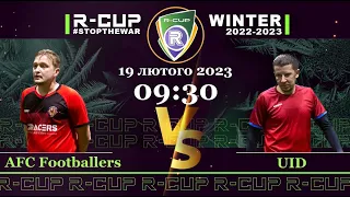 AFC Footballers 1-2 UID  R-CUP WINTER 22'23' #STOPTHEWAR в м. Києві