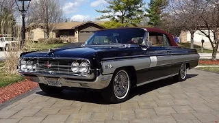 1962 Oldsmobile Olds Starfire Convertible & Engine Start Up & Ride - My Car Story with Lou Costabile