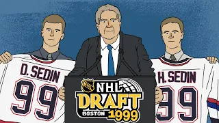 The Real Story Behind How Burke Landed BOTH Of The Sedin Twins AT The 1999 NHL Draft | Hey Burkie