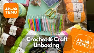 TEMU HAUL - Crochet and Craft Supplies Review
