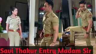 Savi Thakur Entry in madam sir savithakur entry