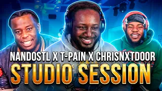 Chrisnxtdoor makes a INSANE dance track with T-Pain & NandoSTL 🔥 [FULL SESSION]