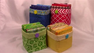 Fat Quarter Storage Cube - easy very detailed sewing instructions