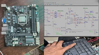 Desktop motherboard on-off problem - ECS h61h2-m2 restart (fan on off) - no display - 👍 #motherbord