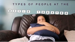 TYPES OF PEOPLE AT MOVIE THEATERS || AMYY XO