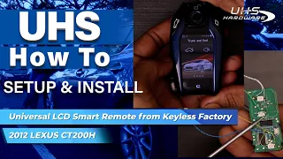 How To Setup KEYLESS FACTORY LCD SMART KEY Shell - Lexus Key - Upgrade your Smart Keys today!