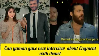 Can yaman gave interview about Engagement with Demet Özdemir & project!