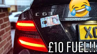 HOW FAR can £10 get me in my C63?