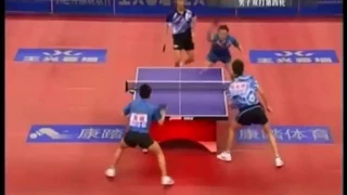 Wang Liqin Ma Lin vs Chen Xi Li Muqiao (Chinese Champions 2007)