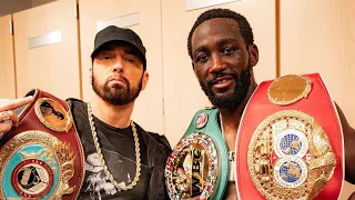 Eminem CONGRATS Terence Crawford GOAT Performance after WALKING Him Out to Errol Spence Jr Fight