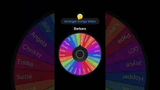 wheel chooses stranger things ships | grapefruitt #trickscomp #strangerthings #max #demogorgan