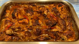 Frango Assado no Forno com Cerveja e Sopa de Cebola ….receita prática rapida e deliciosa