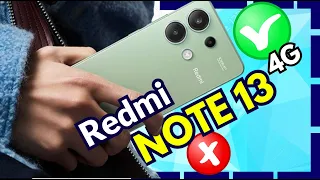 Xiaomi Redmi Note 13 (4G)📱| 6 razones para comprarlo ✅ y 3 para NO hacerlo ❌