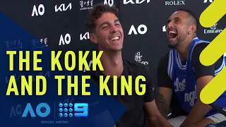 Nick Kyrgios stitches up Thanasi Kokkinakis - Australian Open | Wide World of Sports