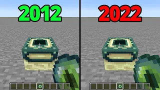 minecraft sounds in 2012 vs now
