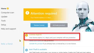 How to renew ESET Antivirus for Windows