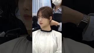 예쁜앞머리 자르는 꿀팁 🖤 #차홍룸강남점김송현
