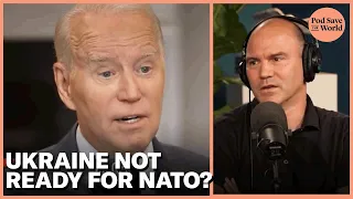 Biden Says Ukraine isn’t Ready for NATO Membership